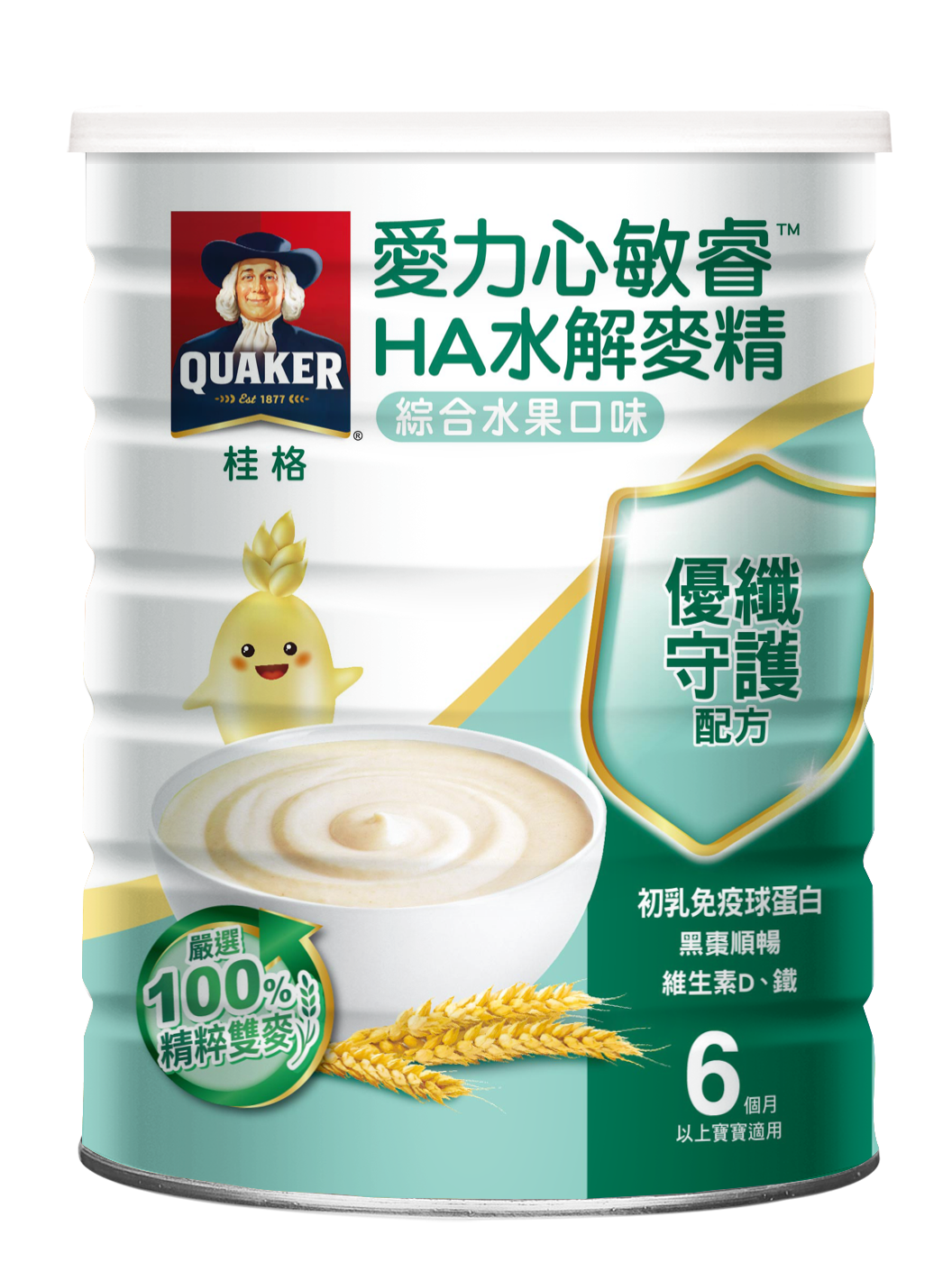 優纖守護<br>愛力心敏睿HA麥精 綜合水果口味
