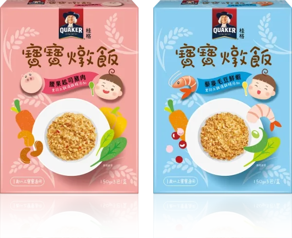 桂格寶寶燉飯產品系列