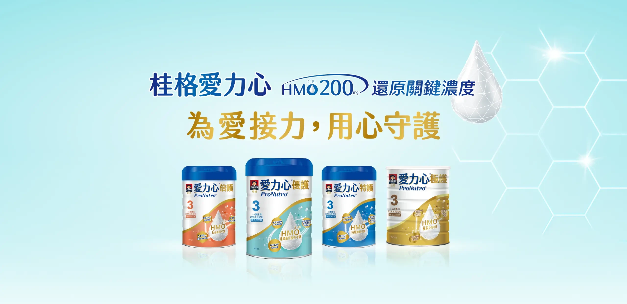 桂格愛力心 HMO 200HMO200 還原關鍵母愛濃度 為愛接力 用心守護